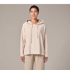 New Cut Loose Pucker Doublecloth Sweatshirt - 2246198 - Moonbeam - Small/Medium